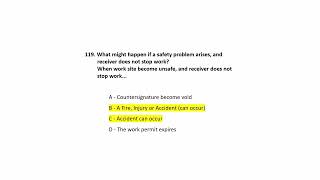 Part 4 - Aramco WPR Exam  - Work Permit Receiver Multiple Q&A 300 | 101 TO 150 - 2026