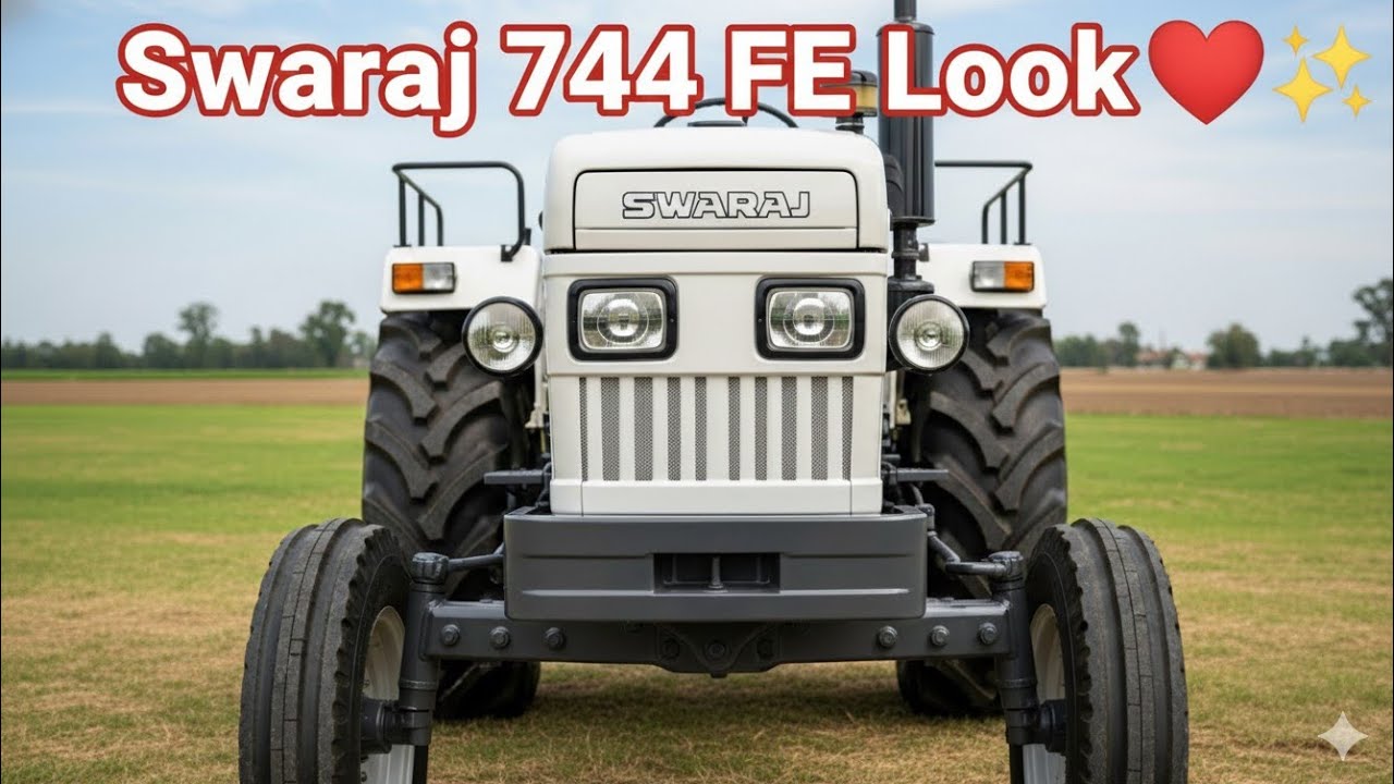 Swaraj 744 FE White Edition 🚜 | किसानों की पहली पसंद | Full Details Hindi