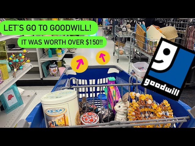 Let’s GO to Goodwill! I Missed An Item Worth $150++! 😱😱😱 Thrift With Me For Resale! +HAUL! class=