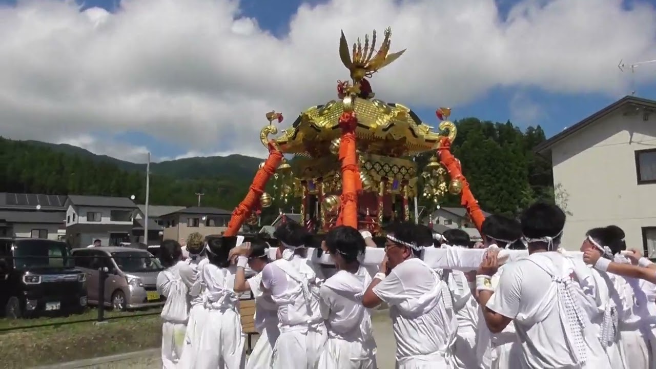 2025魚賀波間神社例大祭５ 三団体奉納