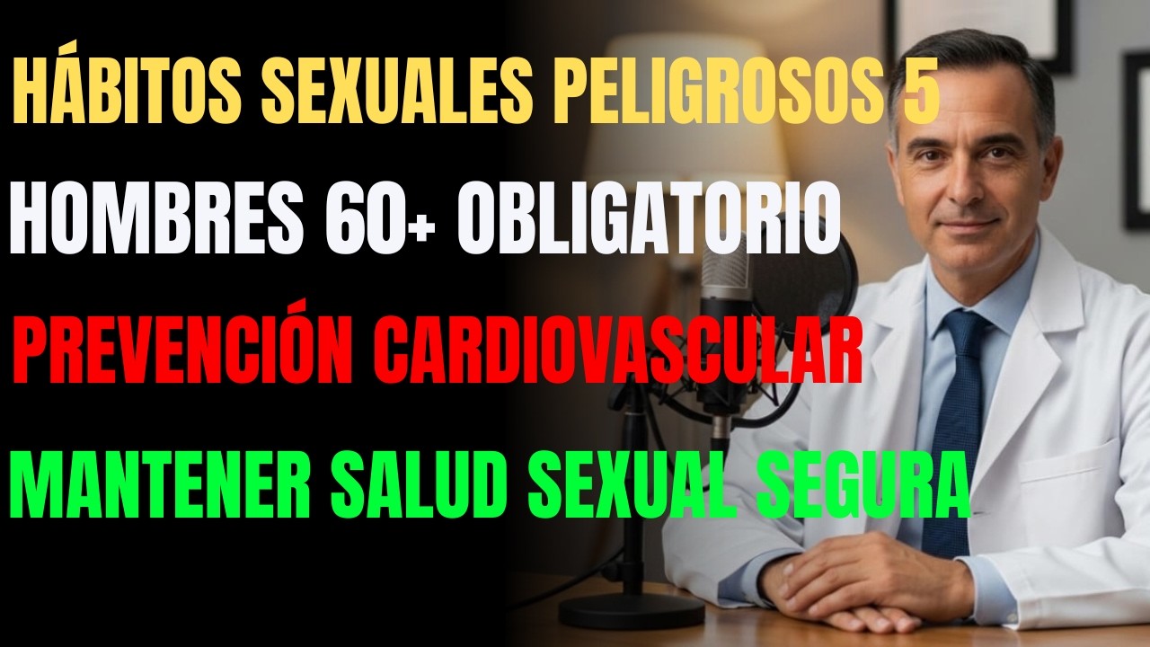GUÍA SEXUAL SEGURA 60+: 5 HÁBITOS PARA REDUCIR EL RIESGO DE MUERTE EN HOMBRES MAYORES