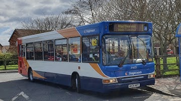 Journey on Route 1 | NK04NPF/34605 - Stagecoach North East: Dennis Dart SLF/Transbus Pointer 2