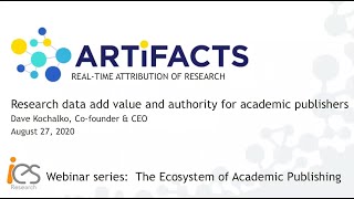 Research Data Add Value and Authority for Academic Publishers