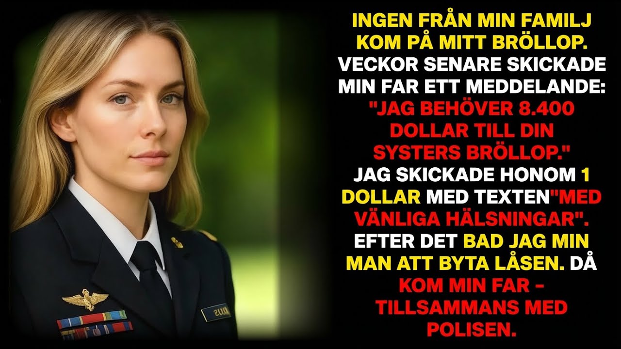 Min familj övergav mig på mitt eget bröllop – Sedan dök pappa upp med poliser.