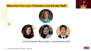 New Senate Orientation 2025-2026