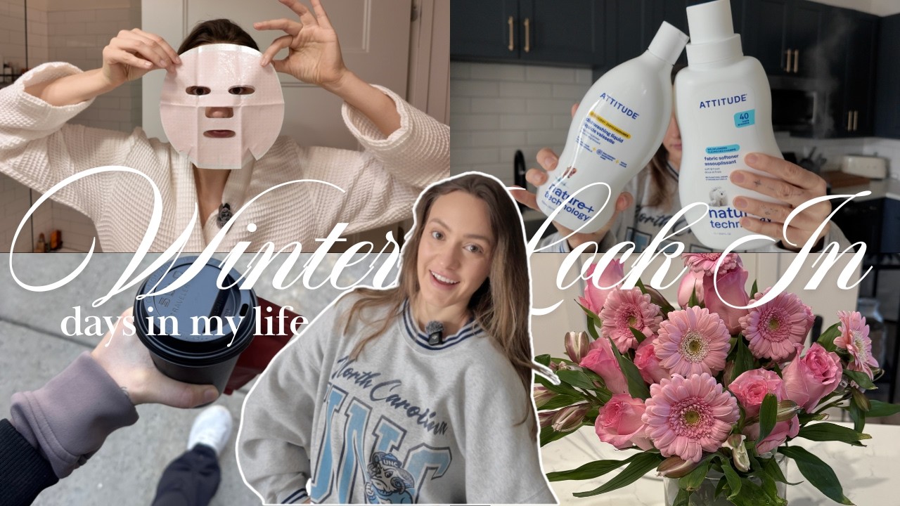 Зимний видеоблог о жизни дома 🔒 Преображение в зимних образах, походы за кофе, составление цветоч...