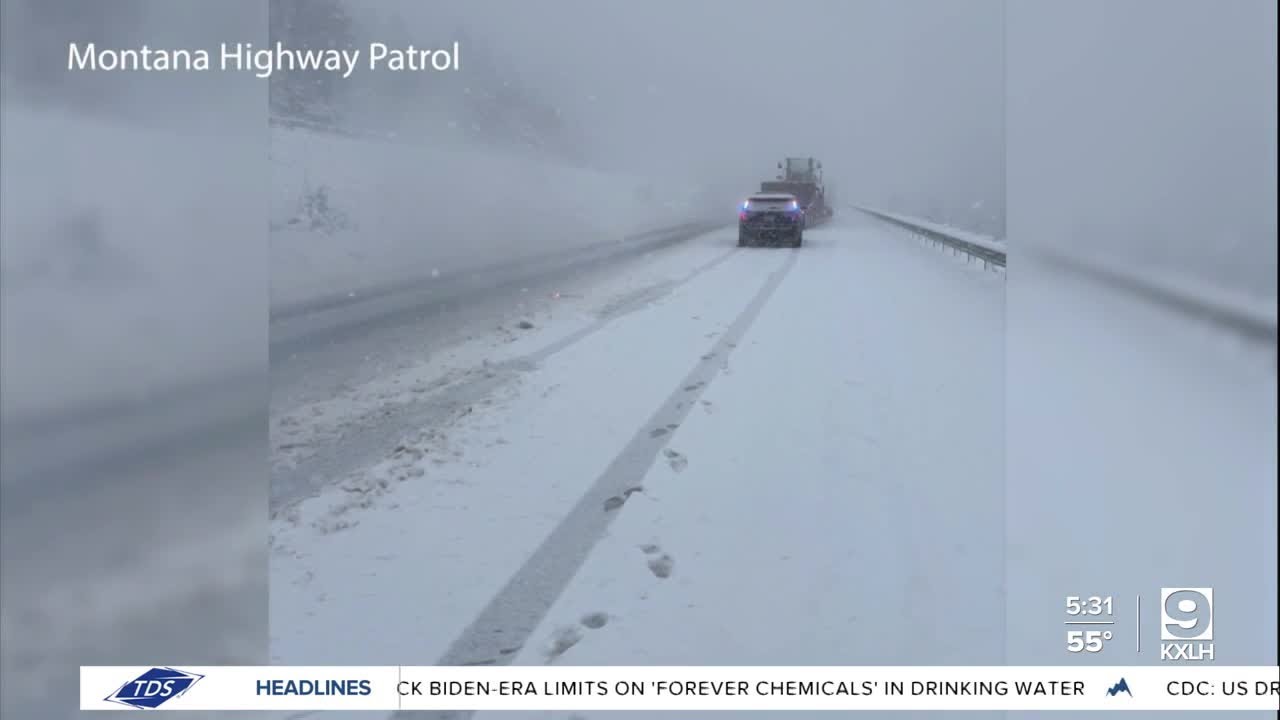 May snow storm hits parts of Montana - YouTube