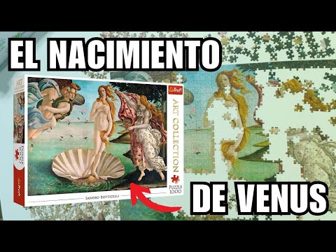 TIMELAPSE del rompecabezas El Nacimiento de Venus Trefl | Rompecabezas de 1000 piezas marca Trefl