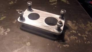 Making a Weber DGV to DCNF adapter on a Tormach PCNC 1100