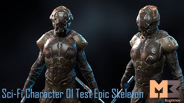 Sci Fi Character 01 (Shadow) Test Epic Skeleton UE4