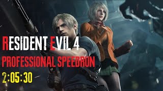 Resident Evil 4 Remake Professional New Game Speedrun in 2:05:30