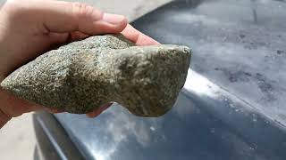 My cousin found a nice full grooved axe on her new property!! 8/28/22