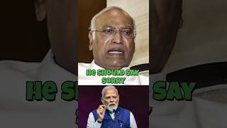 Mallikarjun Kharge ने Narendra  Modi को आतंकवादी क्यू बोला 🤔 #shorts #youtubeshorts