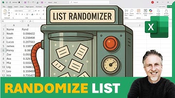 How to Randomize a List in Excel