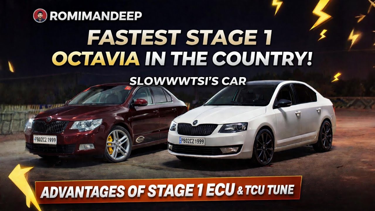 OCTAVIA 1.8 FASTER THAN A VRS ! SLOWWWTSI’s CAR ! 100-200 UNDER 15 💀JUST STAGE 1 !
