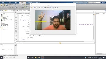 Hand Gesture Recognition Demo using AlexNet & MATLAB |2018