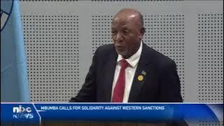 Mbumba calls for solidarity against Western sanctions - nbc