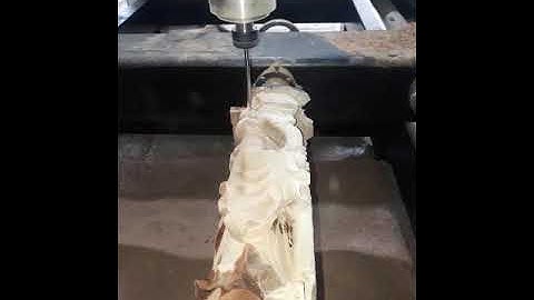 Đục tượng gỗ bằng máy cnc 4d.