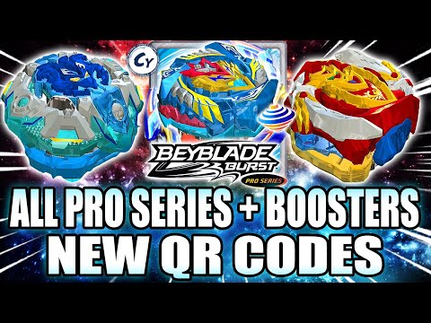 COMPLETE ALL PRO SERIES QR CODES BEYBLADE BURST APP