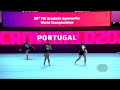Portugal 1 por  2022 acrobatic worlds baku aze  balance qualification  womens group