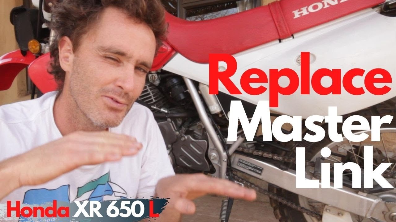 Replacing a Motorcycle Chain Master Link on ANY Bike Honda XR650L