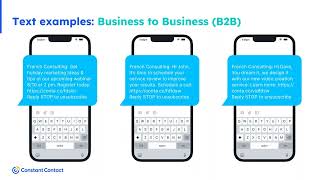 Getting Started with Text (SMS) Marketing with Constant Contact