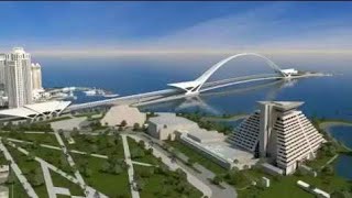 The Doha Sharq Crossing:  Qatar Extraordinary Mega Project- Most Beautiful Bridge In The Middle East