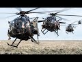 Us special forces in action with super tiny attack helicopters