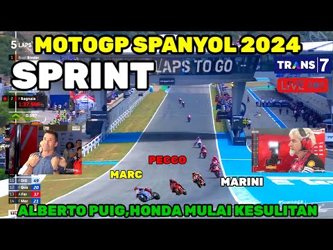 BRUTAL🔴MOTOGP SPANYOL 2024‼️BERITA MOTOGP HARI INI,MOTOGP HARI INI, SPRINT RACE MARC MARQUEZ MARINI
