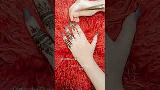 Day 2 Easy finger mahndi design for beginners #mehndi #hennatattoodesign #arabichenna #arabianstyle