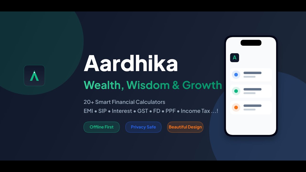 Welcome to Aardhika – Your Smart Financial Companion.