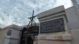 St. Louis Cemetery #1 New Orleans Tour 2025 - Marie Laveau Voodoo Queen Nicolas Cage Pyramid Tomb