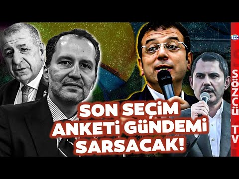 Seçim Anketinde Son Oy Oranları! İmamoğlu - Kurum Yarışına Ümit Özdağ - Erbakan Etkisi