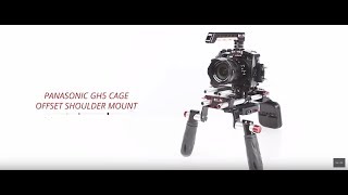 SHAPE - GH5 Cage with Offset shoulder mount - GH5SM-OF
