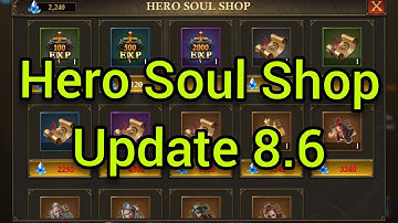 Hero Soul Shop | Update 8.6 | King of Avalon KOA| Sachin Mobile Gaming