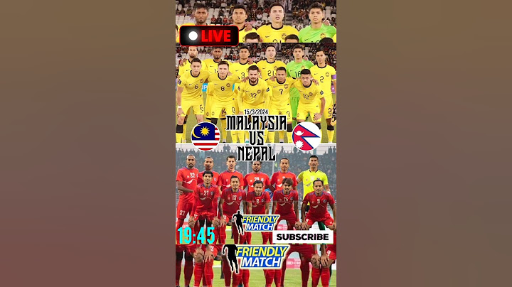 NEPAL VS MALAYSIA FIFA Friendly match 2024 LIVE #football #nepal #malaysia #games #music #sports