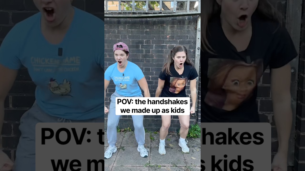 POV: the handshakes we made up as kids #childhood #handshake #millennial #throwback #relatable