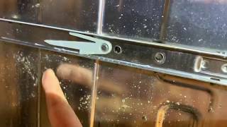 How to fully remove upper rack GE café series dishwasher