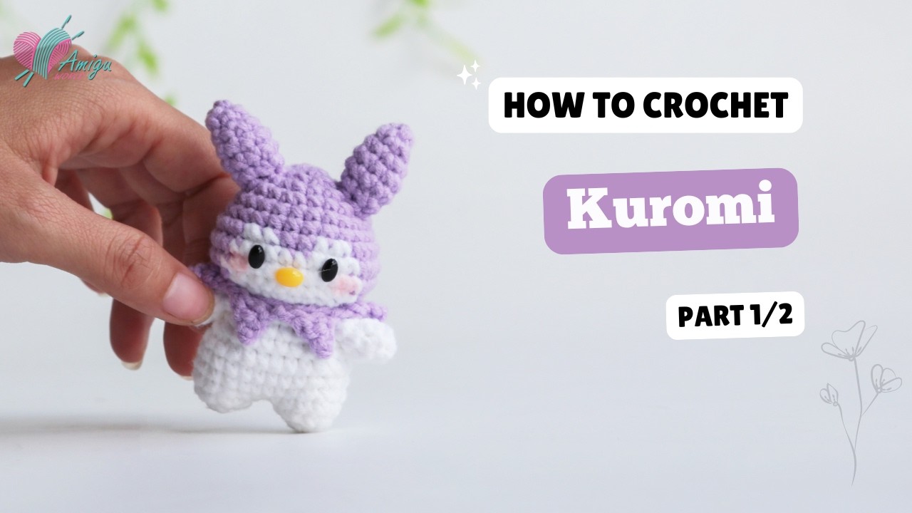 #750 | Crochet Kuromin (1/2) | Crochet Characters Amigurumi | Free Pattern | Amiguworld