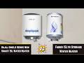 Bajaj New Shakti 15L vs Faber Vulcan 15L Geyser Detail Comparison - Which Water Heater Is Best?