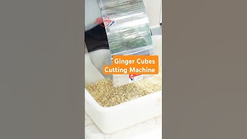Ginger Cubes Cutting Machine #dicermachine