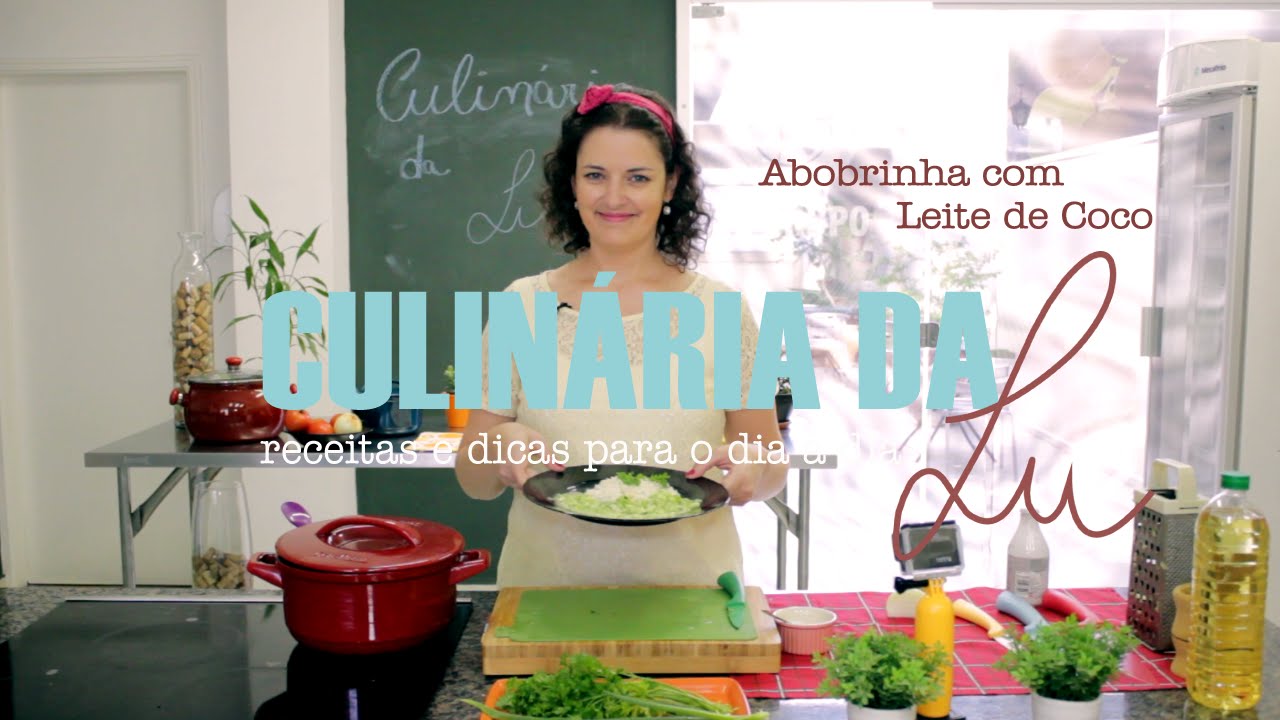 ABOBRINHA COM LEITE DE COCO CULINÁRIA DA LU