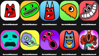 Garten of Banban 0, 1, 2, 3, 4, 5, 6, 7, 8, 9 Mobile - FULL Game Movie, All Bosses & All Endings
