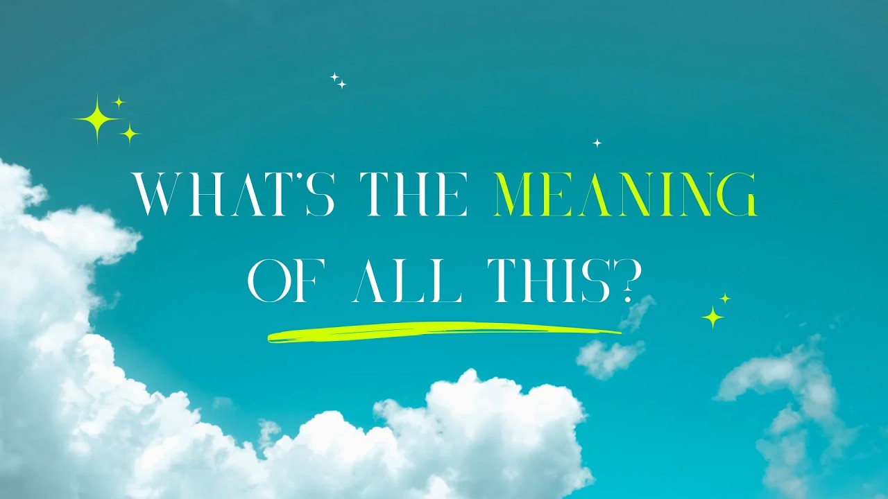 What's the Meaning of All This - Emily Amor. Sunday Service 14-06-2026
