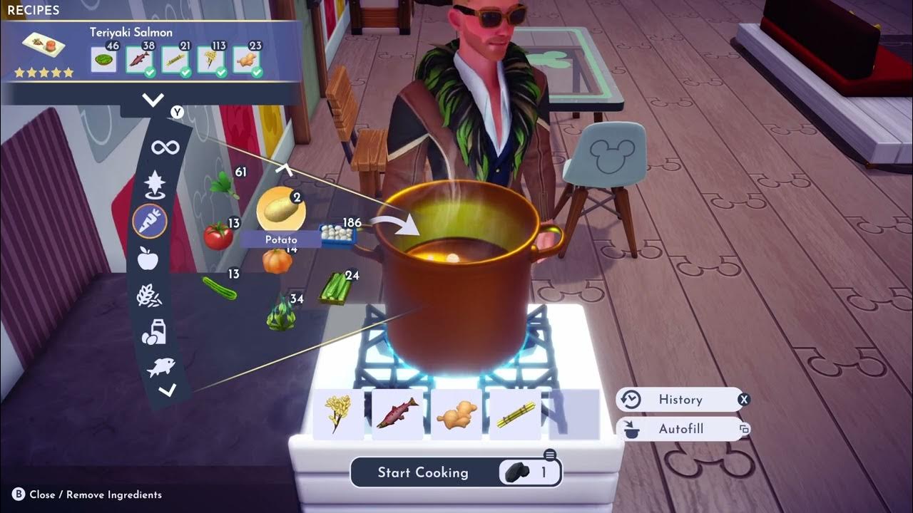 Teriyaki Salmon Dreamlight Valley - YouTube