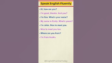 Simple English Conversation for Beginners: Introductions and Greetings  #shorts  #learnenglish