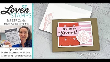 Ep 385, Super Cool Simple Split 3x4 Card Layout: Stampin