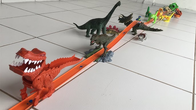 Pista De Corrida Hot Wheels Mordida Do T-rex Dinossauro