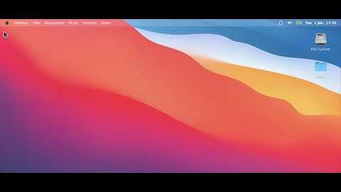 Manjaro Linux XFCE Desktop with macOS Big Sur Theme Setup Running on Android (POCO F2 Pro)