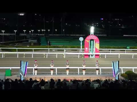 大井競馬場　重賞・準重賞ファンファーレ演奏　L-WING付近にて（2021年12月28日ジェムストーン賞）